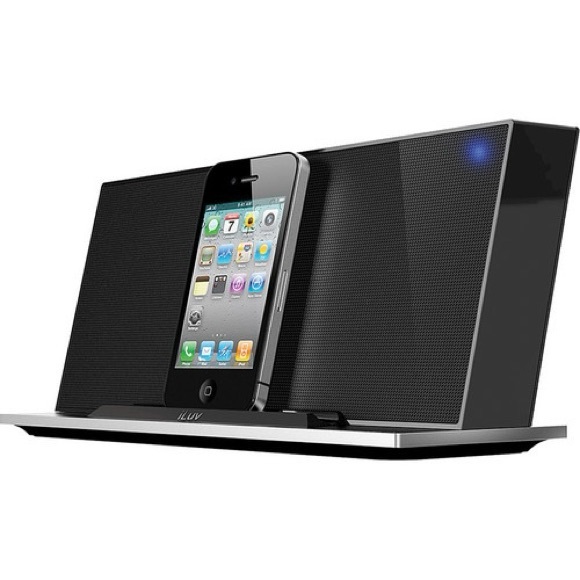 iPhone & iPod Stereo Speaker Dock by iLuv | iLuv Portable Audio & Video - Picture 2 of 11